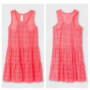 Cat‎ & Jack | Girls Pink Sleeveless Scoop Neck Cover Up